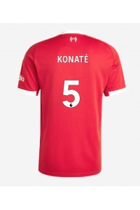Fotbalové Dres Liverpool Ibrahima Konate #5 Domácí Oblečení 2025-26 Krátký Rukáv